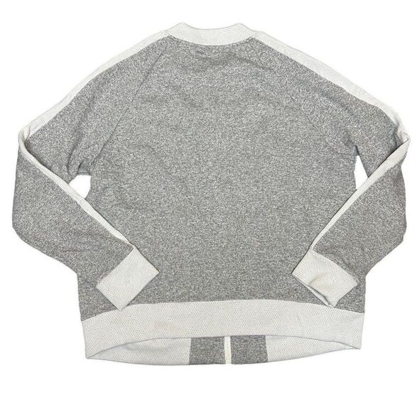 Under Armour Jacket WMNS XL Grey Threadborne‎ Bomber Full Zip Two Tone Athletic - Picture 7 of 8